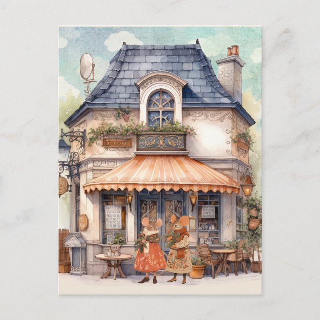 Mäuse-Stadtreihe - Stand by Me Postkarte (Vorderseite)