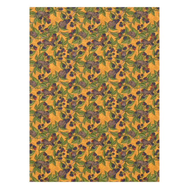 Mäuse und BlackBerry auf gelb Tischdecke (Vorderseite)