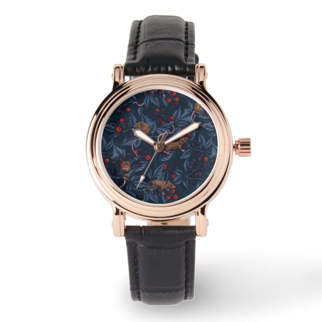 Mäuse und BlackBerry auf See Armbanduhr (Vorderseite)