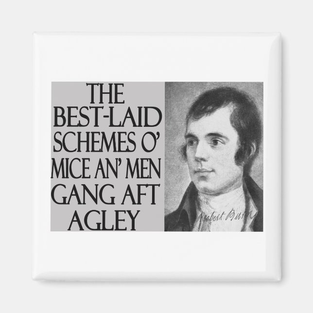 Mäuse und Männer Magnet (Vorne)