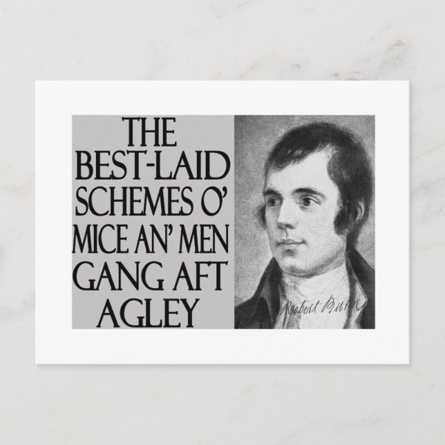 Mäuse und Männer Postkarte (Vorderseite)