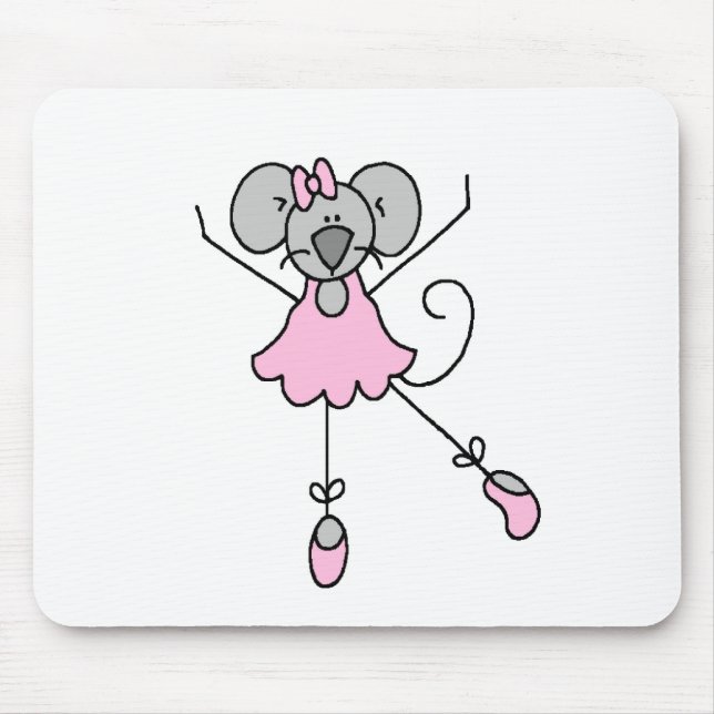 Mäuseballerina drei Mousepad (Vorne)