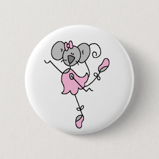 Mäuseballerina-Knopf Button