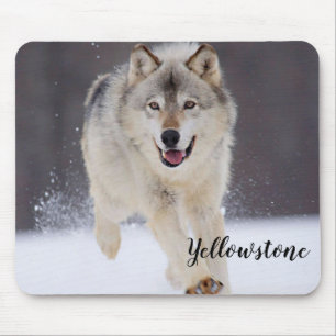 Mäusec$auflage-yellowstone-Wolf Mousepad