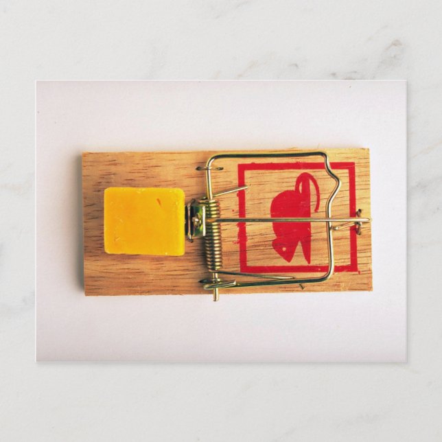 Mausefalle Postkarte (Vorderseite)