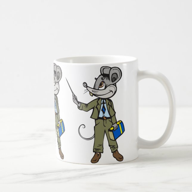 Mäuselehrer Tasse (Rechts)