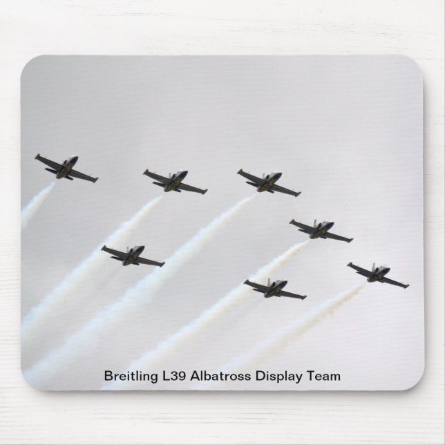 Mäusematte - Breitling L39 Albatros-Anzeigen-Team Mousepad (Vorne)