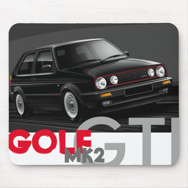Mäusematte des Golf-GTI Mk2 Mousepad (Vorne)