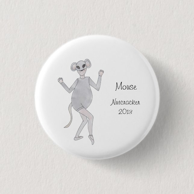Mäusenussknacker-Andenken-Knopf Button (Vorderseite)