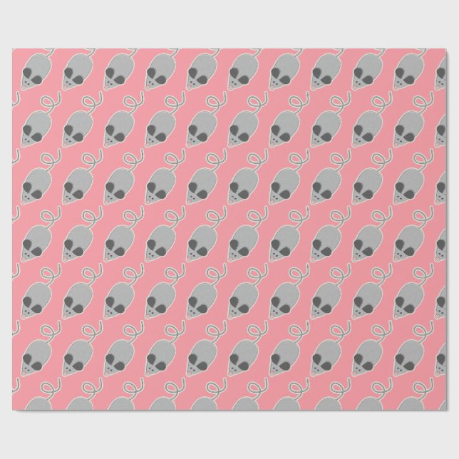 MäusePackpapier Geschenkpapier (Flach)