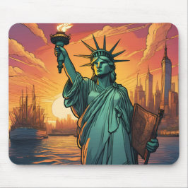 Mauseppich für Freiheitsstatue Mousepad