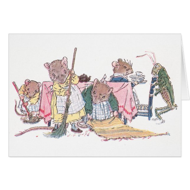 Mäusesäubern, Fegen, etc. (Vorderseite (Horizontal))