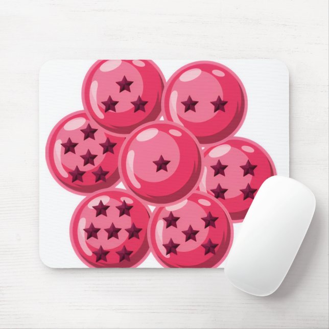 Mausmatte Dragon Ball pink Mousepad (Mit Mouse)
