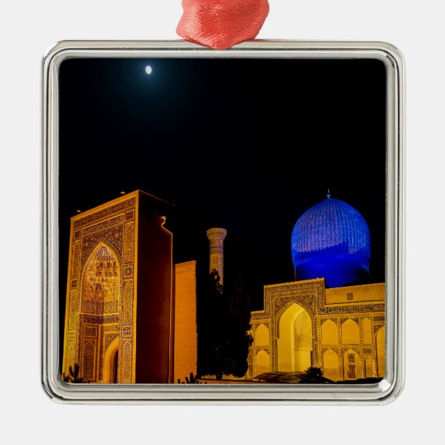 Mausoleum von Amir Timur - Samarkand, Usbekistan Ornament Aus Metall (Vorne)