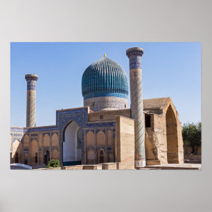 Mausoleum von Amir Timur - Samarkand, Usbekistan Poster