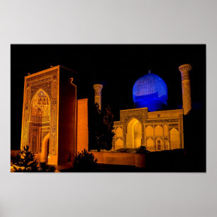 Mausoleum von Amir Timur - Samarkand, Usbekistan Poster