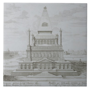 Mausoleum von Halicarnassus, Bodrum, die Türkei, Fliese