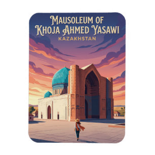 Mausoleum von Khoja Ahmed Yasawi Kasachstan Magnet