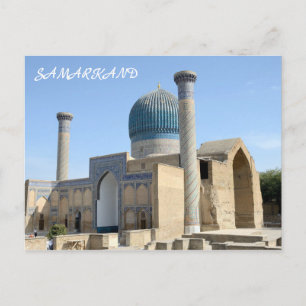Mausoleum von Timur in Samarkand, Usbekistan Postkarte