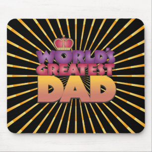 Mauspad, Abstrakter Ausbruch, Weltbester Vater Mousepad