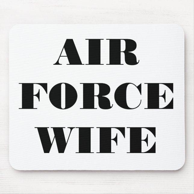 Mauspad Air Force Ehefrau (Vorne)