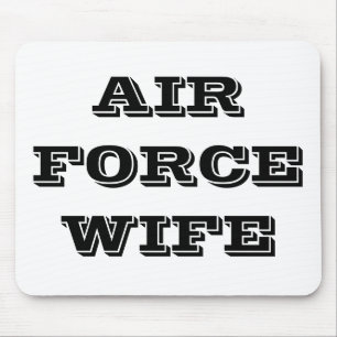 Mauspad Air Force Ehefrau