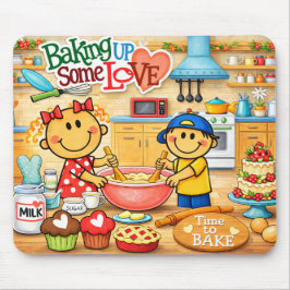 Mauspad 'Baking Up Some Love'