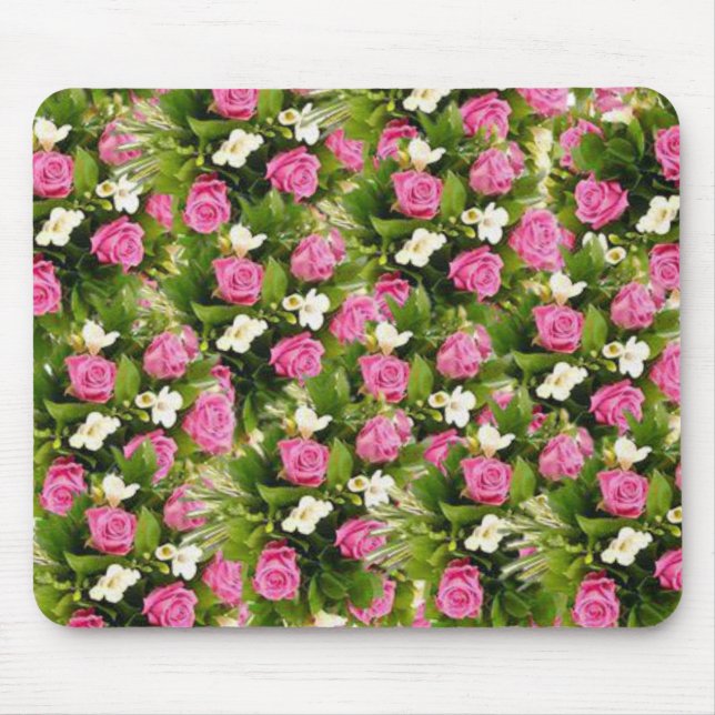 Mauspad Blumenmuster (Vorne)