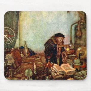 Mauspad: Der Alchemist und sein Gold von Edmund Du Mousepad