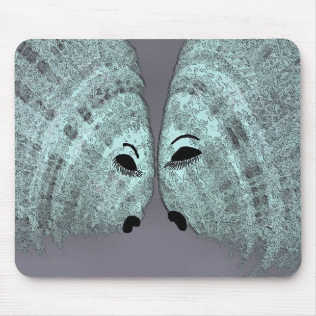 Mauspad, Digitaler Fisch Mousepad (Vorne)