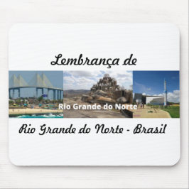 Mauspad Erinnerungen an Rio Grande do Norte Brasil