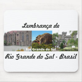 Mauspad Erinnerungen an Rio Grande do Sul - Brasil