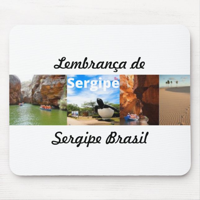 Mauspad Erinnerungen an Sergipe Brasilien (Vorne)