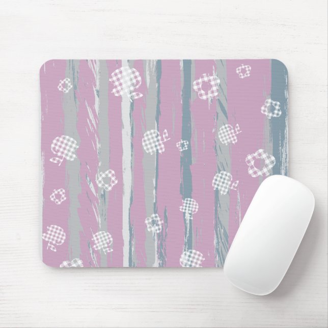 Mauspad – Gingham-Obstgarten (Mit Mouse)