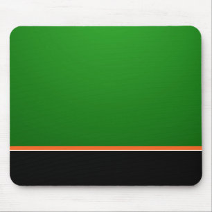 Mauspad Grün Orange Schwarz Mausmatte