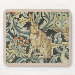 Mauspad - Hase und Pfau