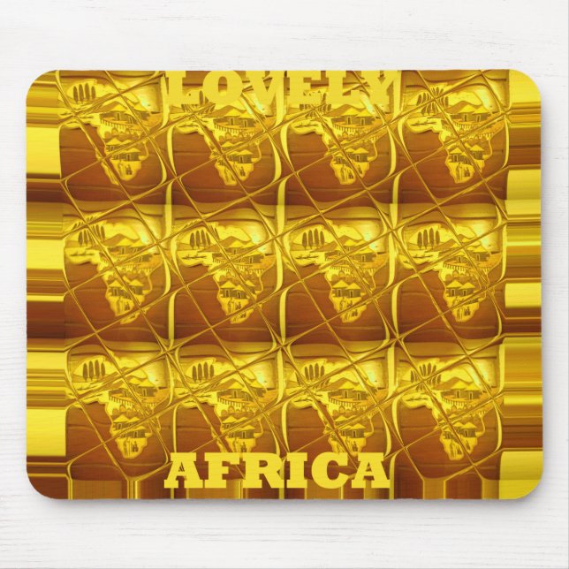 Mauspad Horizontale Vorlage Schöne Afrika (Vorne)
