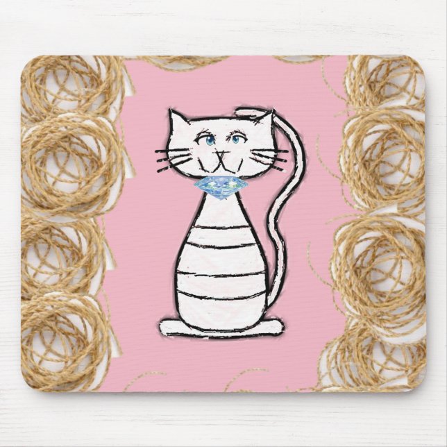 Mauspad-Katze Mousepad (Vorne)