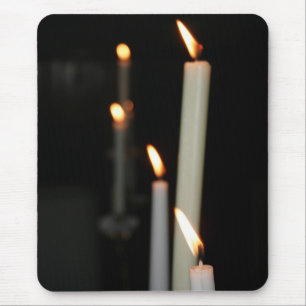 Mauspad mit 3 Kerzen