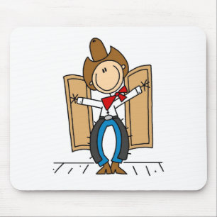 Mauspad mit Cowboy-Motiv