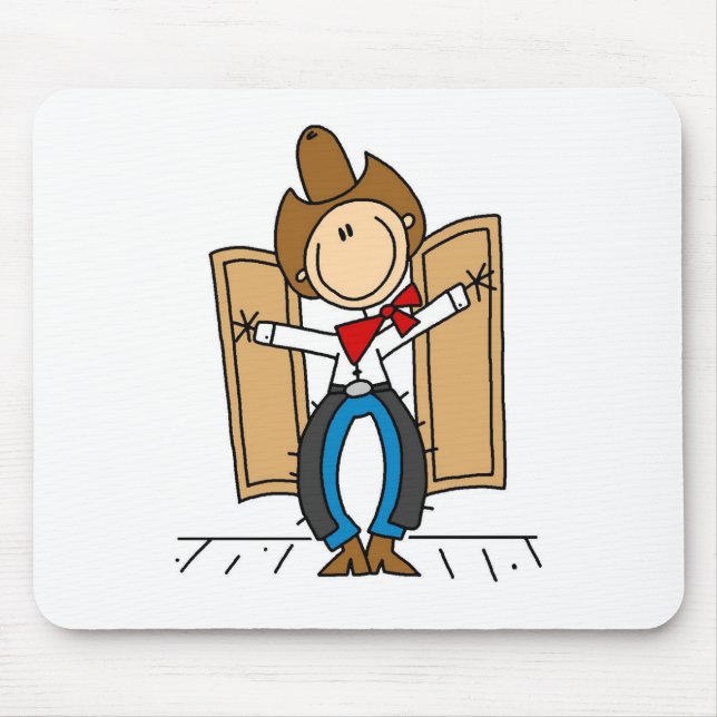 Mauspad mit Cowboy-Motiv (Vorne)