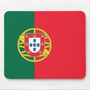 Mauspad mit der portugiesischen Flagge