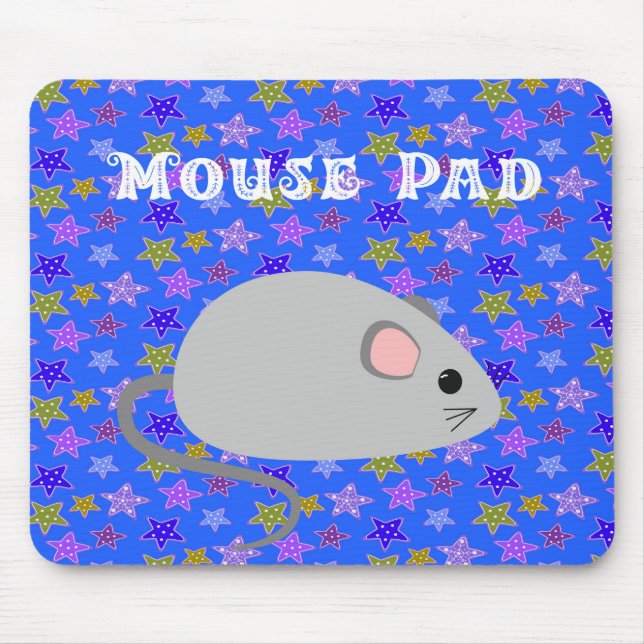 Mauspad mit einer süßen Maus (Vorne)