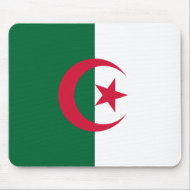 Mauspad mit Flagge Algeriens