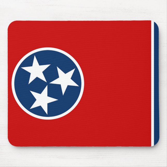 Mauspad mit Flagge des Tennessee-Staat - USA (Vorne)