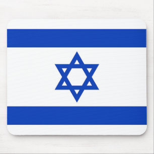 Mauspad mit Flagge Israels