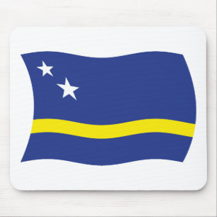 Mauspad mit Flagge von Curaçao