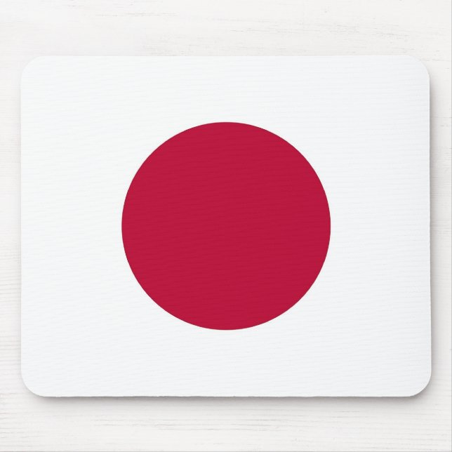 Mauspad mit japanischer Flagge (Vorne)