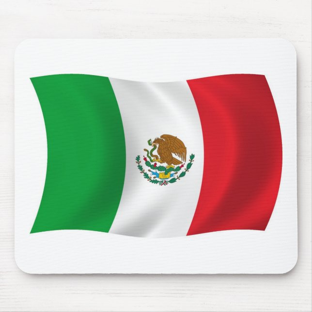 Mauspad mit Mexiko-Flagge (Vorne)
