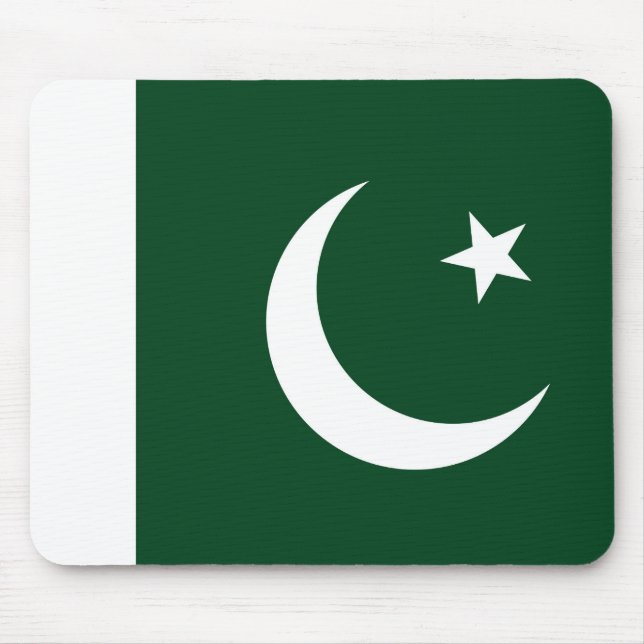 Mauspad mit pakistanischer Flagge (Vorne)